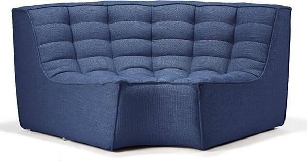Ethnicraft Runt Hörn Blue Soffa