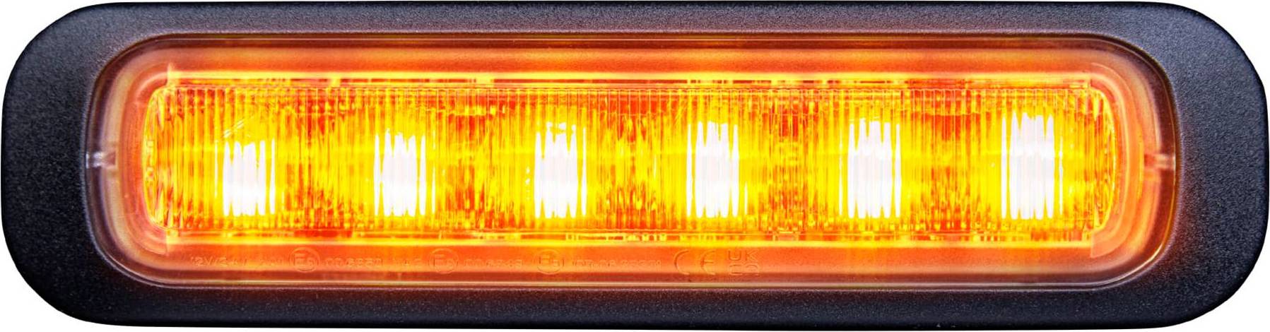 Strands Dark Knight Riktat Blixtlys 6 LED Klar Linse