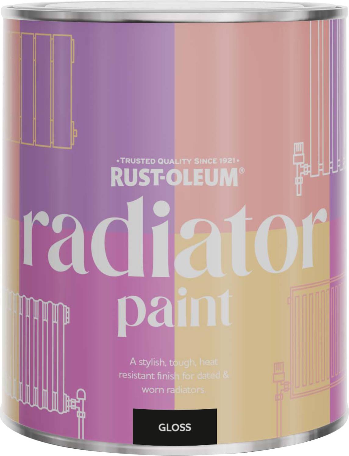 Rust-Oleum - Radiator Paint Quarry Lime 0.75L