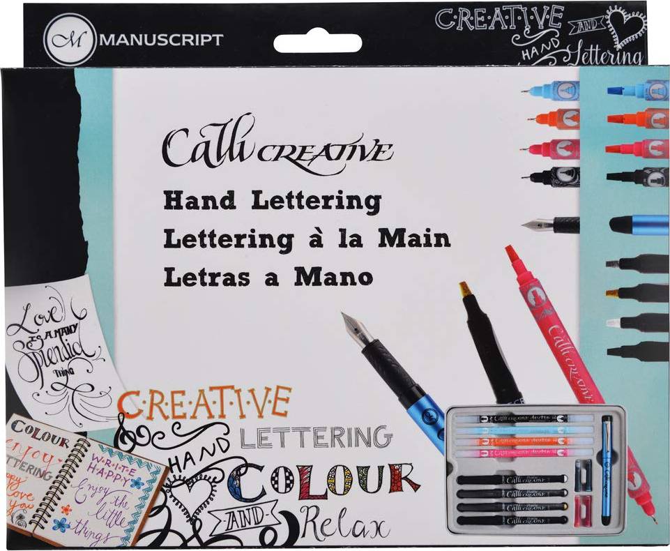 Callicreative MC170-Let Hand Lettering Set 16-pcs