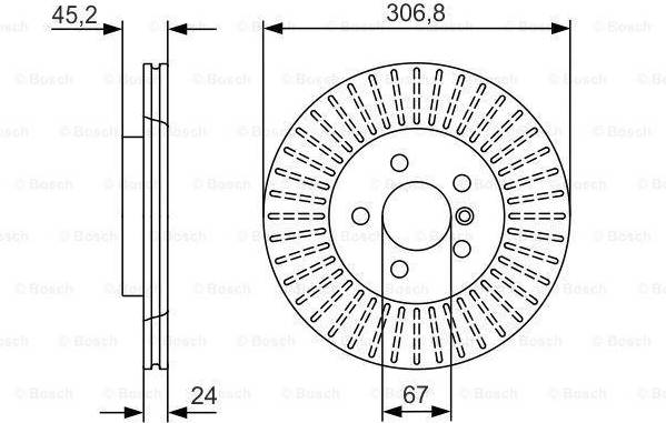 Bosch Front Brake Disc