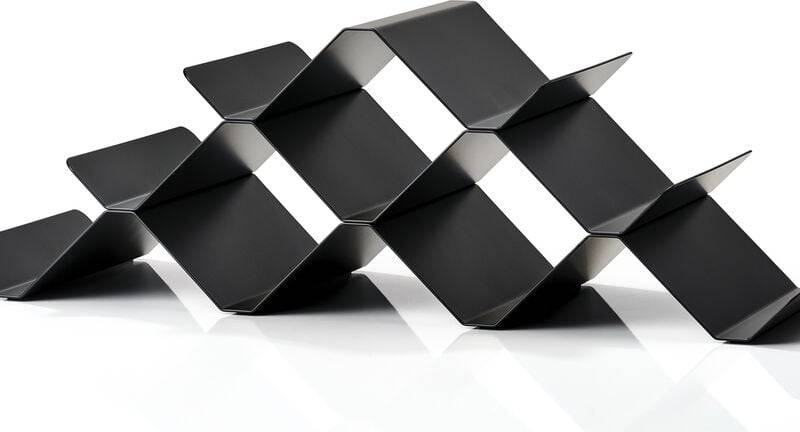 Zone Denmark Rocks Black Wine Rack 51.3x16.9cm