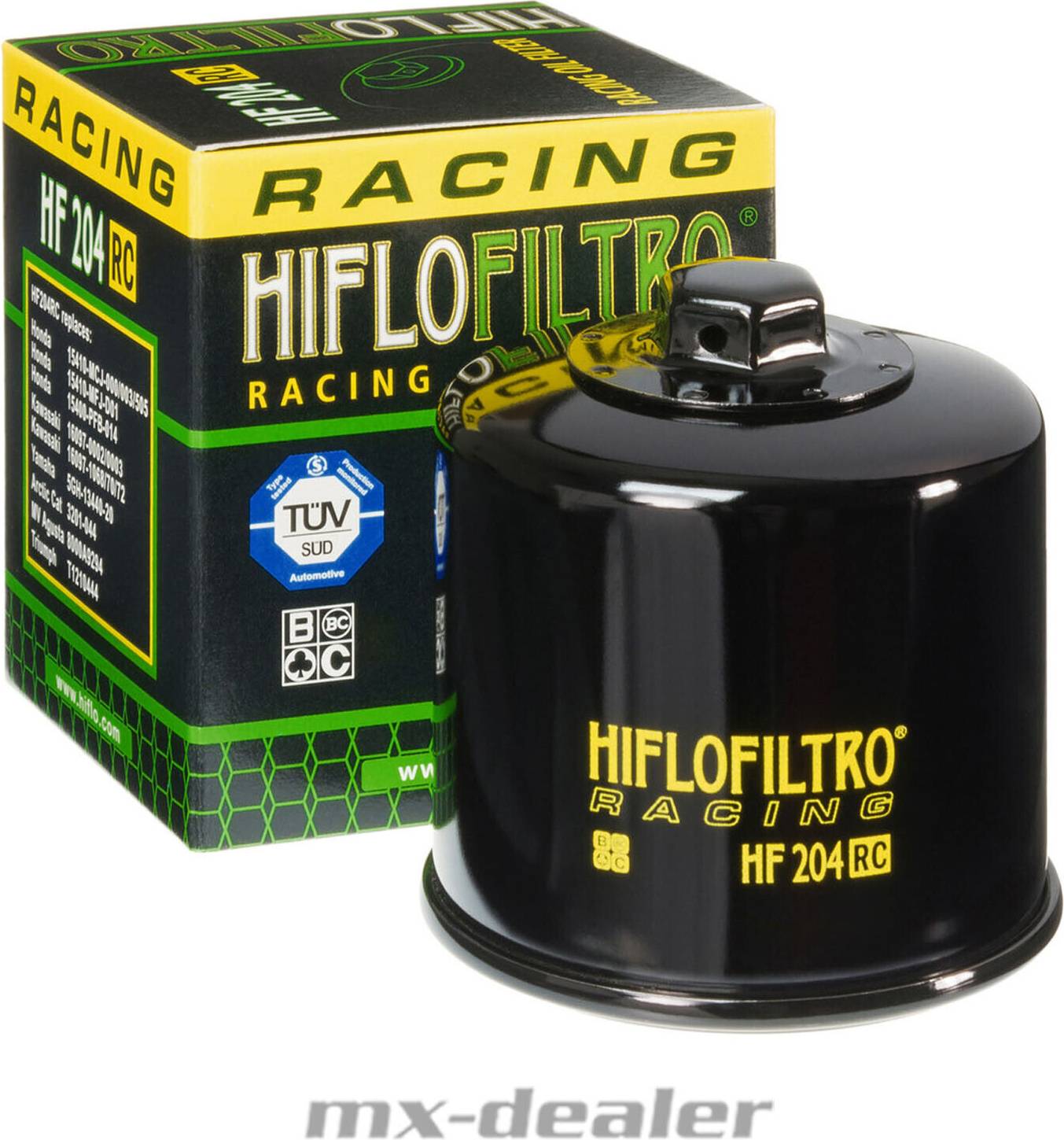HF204RC RC Racing Oil Filter, black