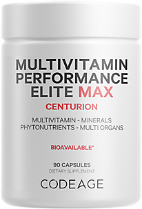 Magnesium vitamin d Codeage Multivitamin Performance Elite Max Essential 90 pcs