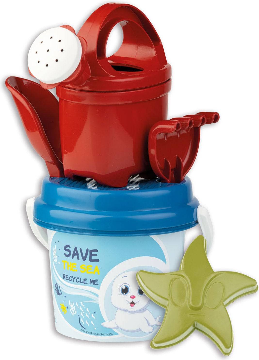 Set Di Secchielli Per Bambini In Plastica Riciclata