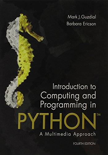 Introduction to Computing and Programming in Python (Upplaga 4)