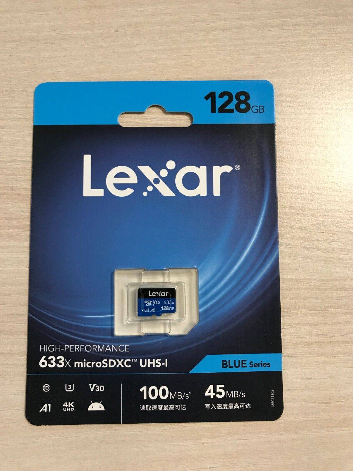 LEXAR High Performance Micro SD Memory Card 128GB