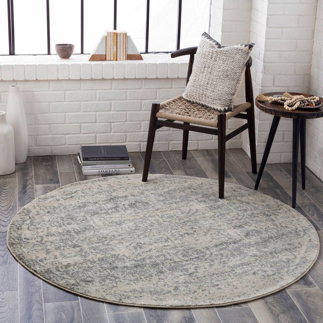 Three Posts Brambach Power Loom Light Grey