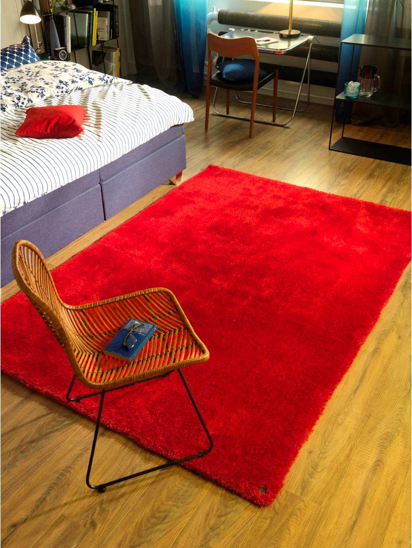 Tom Tailor Handmade Rug Soft In Red 190 cm Red cm