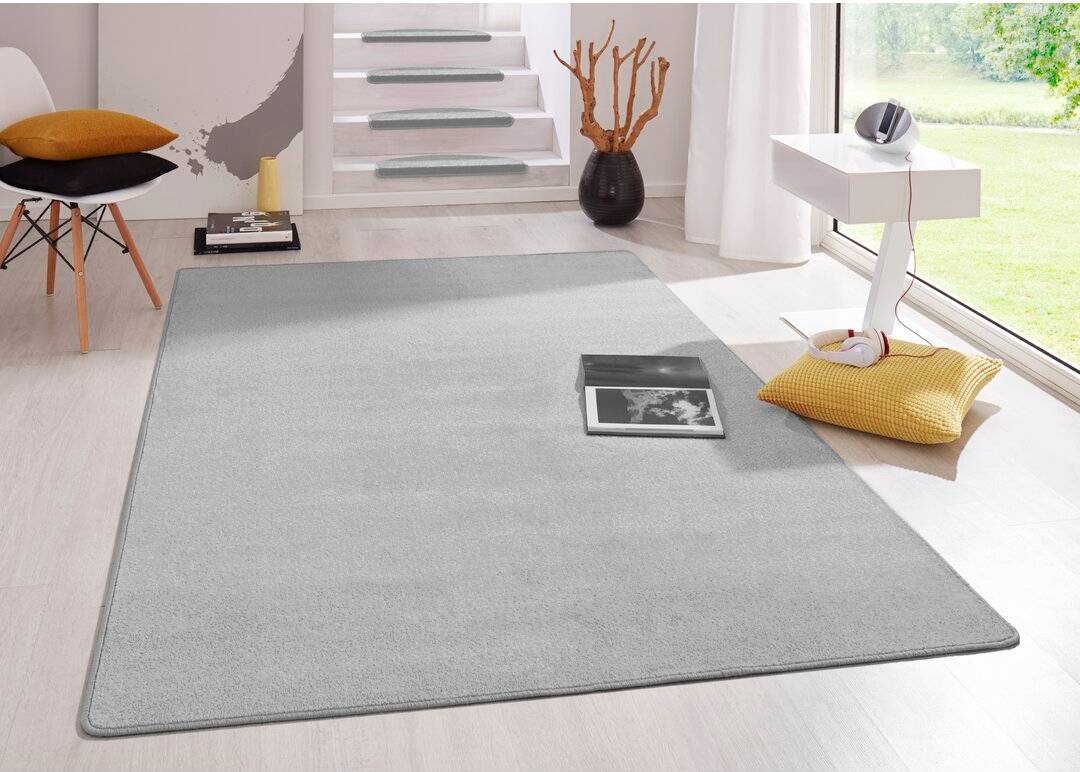 Hanse Home Fancy Grey Rug Rectangular 133 x 195 cm Grey