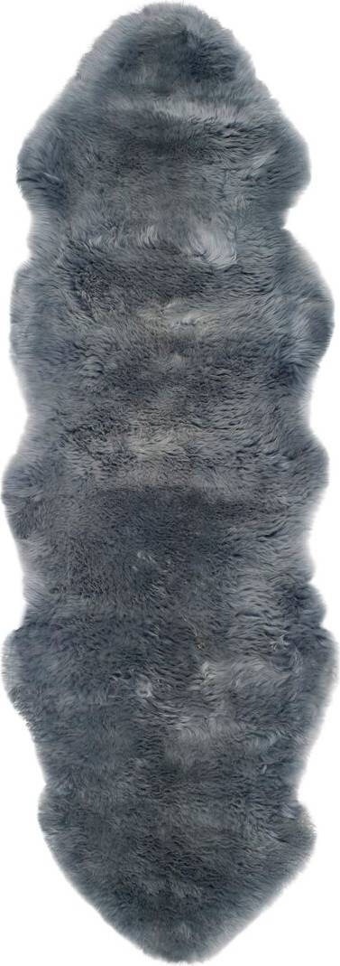 Mercer41 Sheepskin Steel Rug Blue