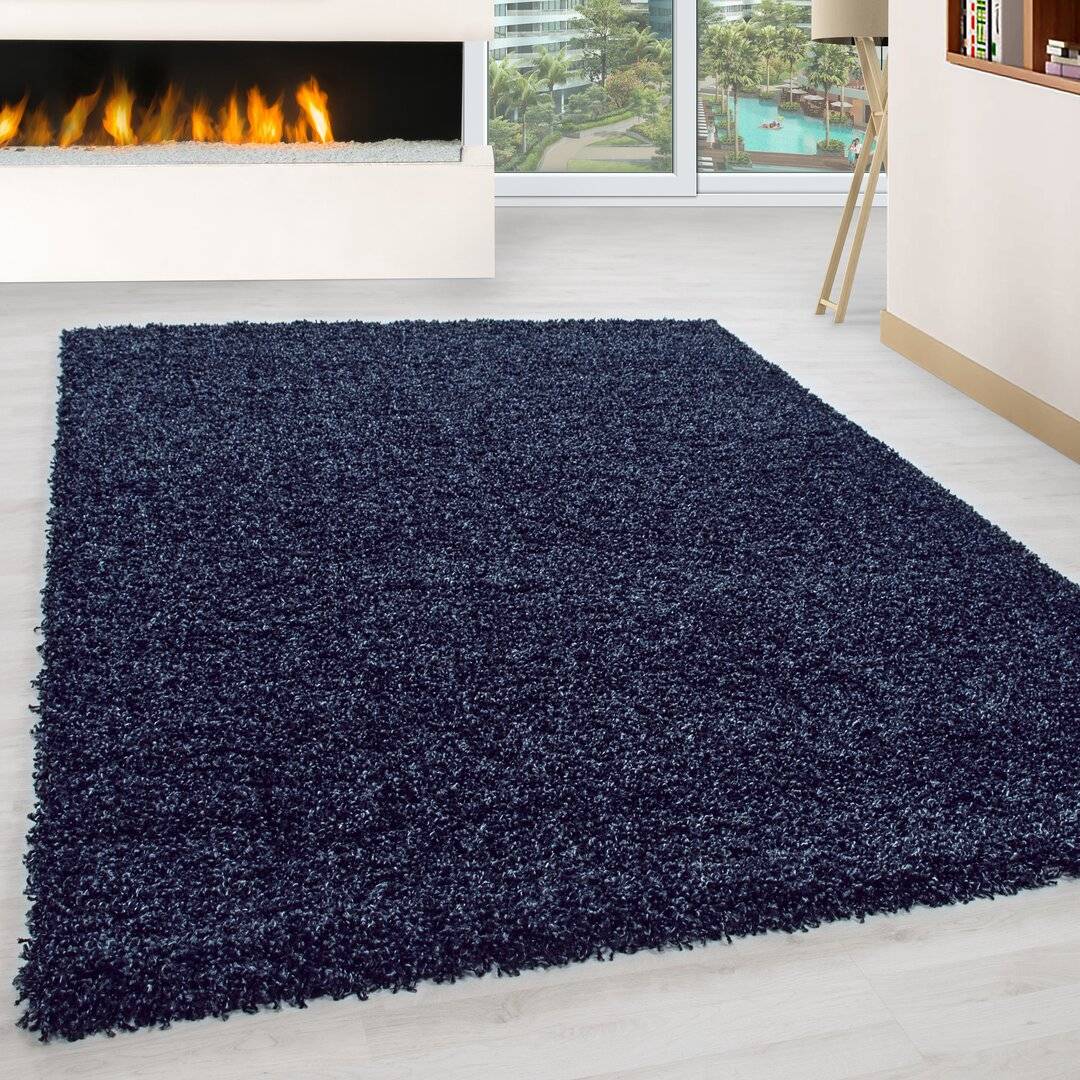 Zipcode Design Riam Shaggy Navy Blue