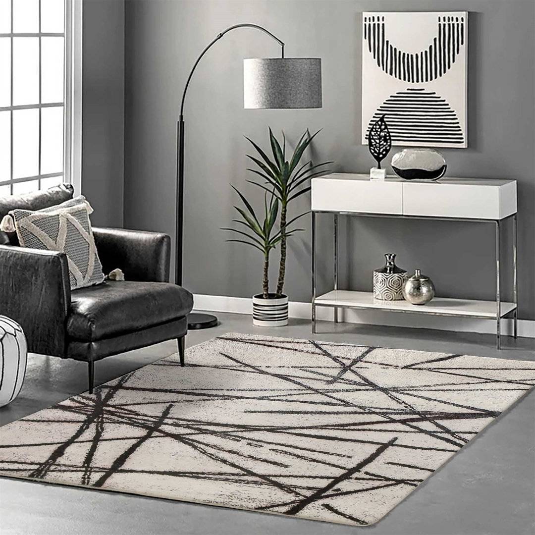 Williston Forge Alver Area Rug Beige