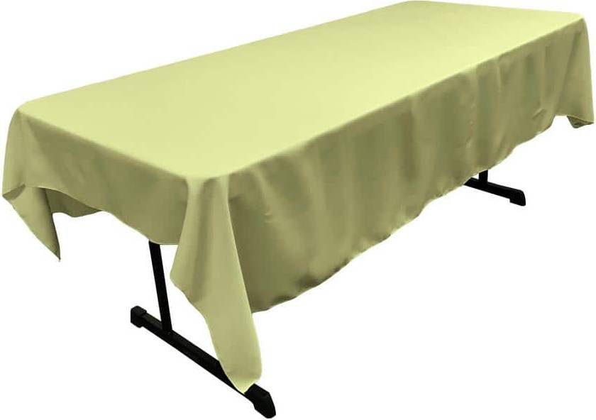 Polyester Poplin 60 by 84 Inch Rectangular Sage