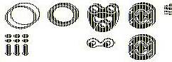 HJS 82 13 2519 Mounting Kit Exhaust System