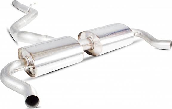 Scorpion Non-Resonated 2.75 Secondary Cat Back Exhaust System