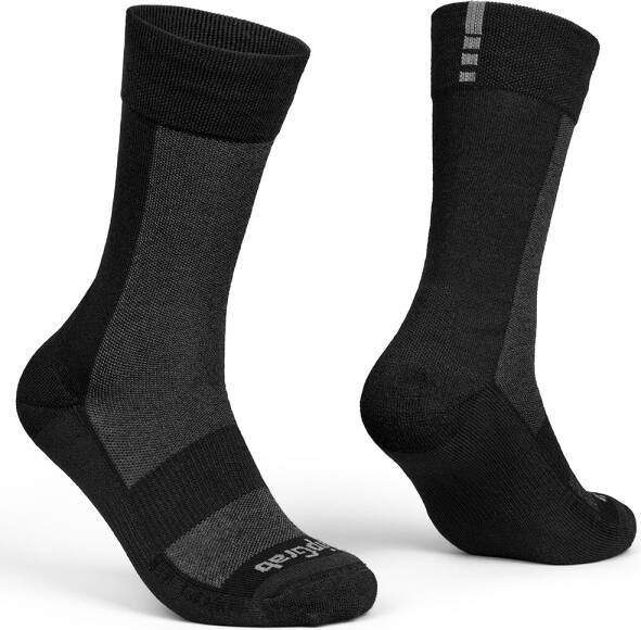 Merino High Cut Sokker - Sort