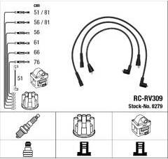 Land rover rc car NGK Ignition Cable Kit RC-RV309