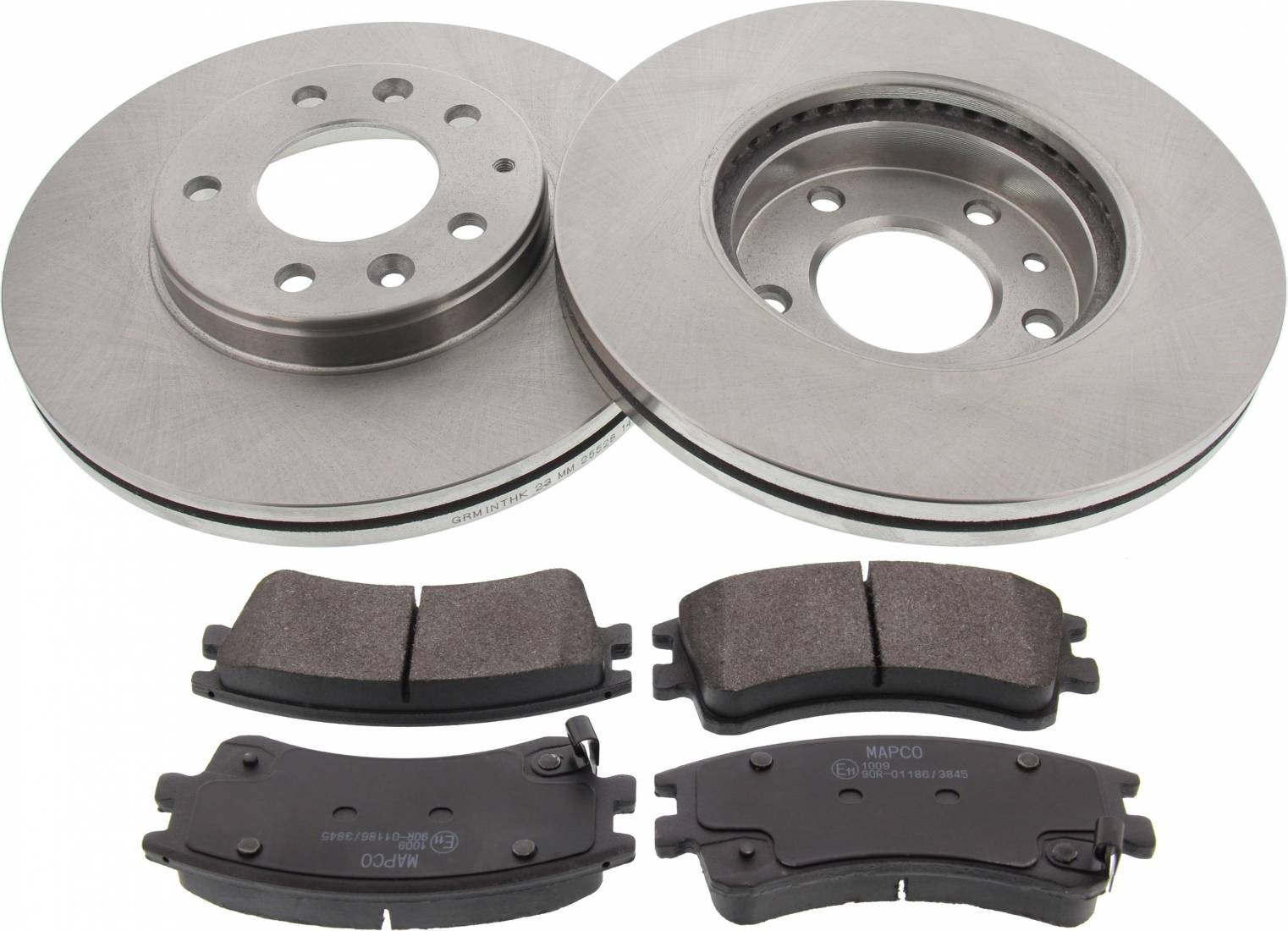 Mapco Brake Disc And Pads Set Front Axle
