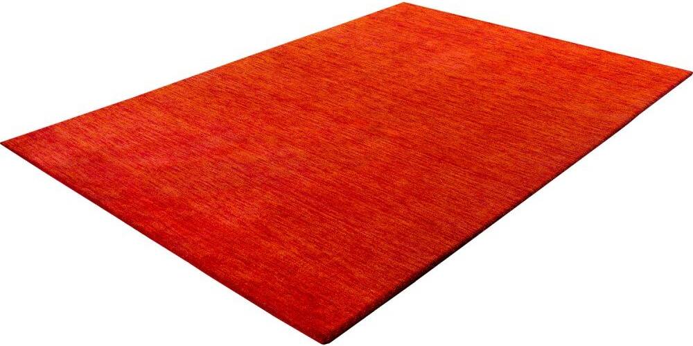 Brayden Studio Devan Hand-Knotted Cotton Rug Red