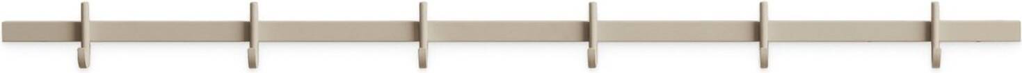 String Relief Hook Rack Medium 82 cm Beige