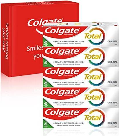 Colgate total Colgate Total Original Toothpaste Multipack 5x100ml