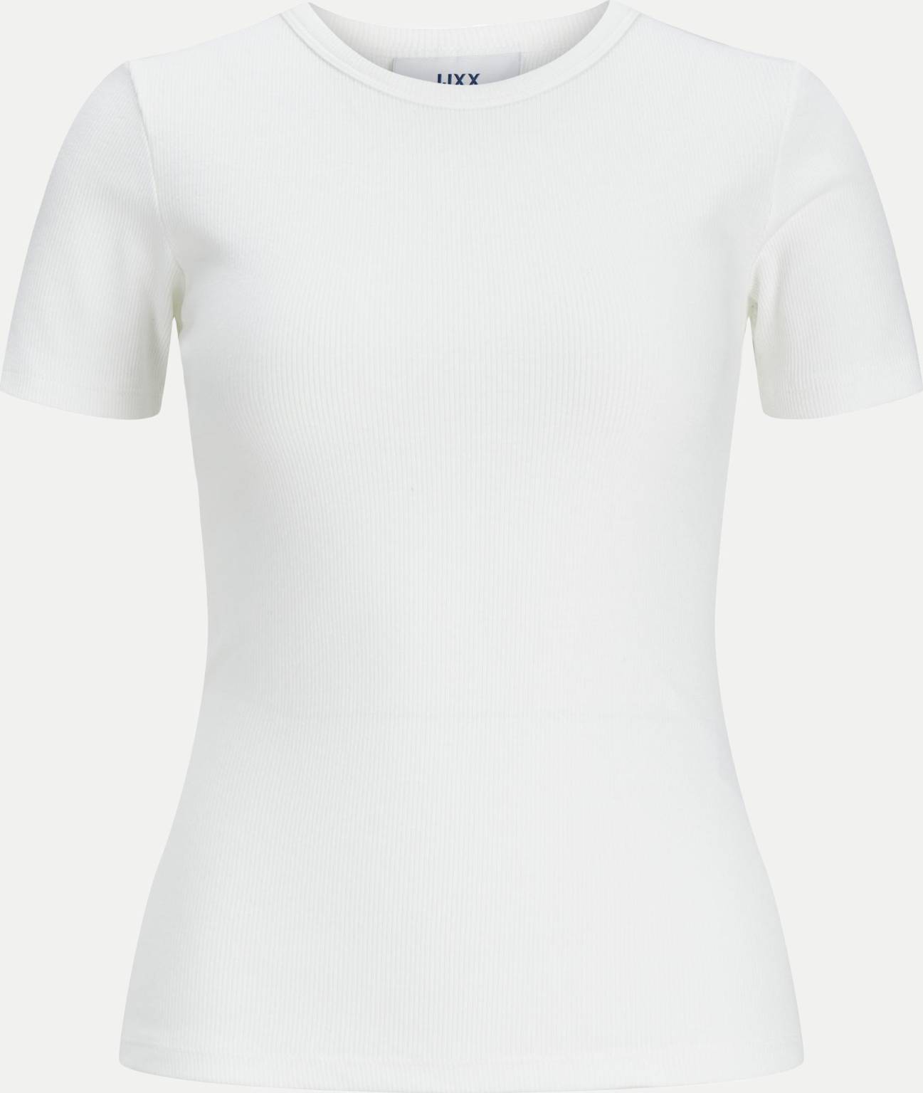 Jack & Jones Ribbed Fitted Tee White