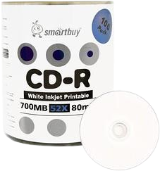 Smartbuy 52X CD-R 700MB 100 Pack