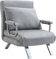Homcom 2-In-1 Single Bed Sleeper Sofa