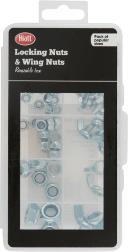 Assorted Locking & Wing Nut Pack