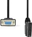 Scart kabel Nedis SCART Kabel 480p 2.00 m Rund PVC