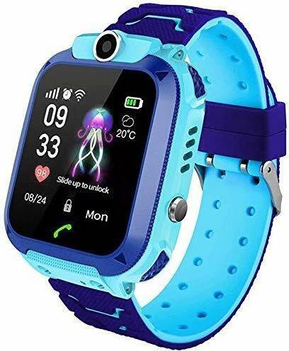 Smart watch with sim Smart Watch Camera SIM GSM SOS Call Gift Blue