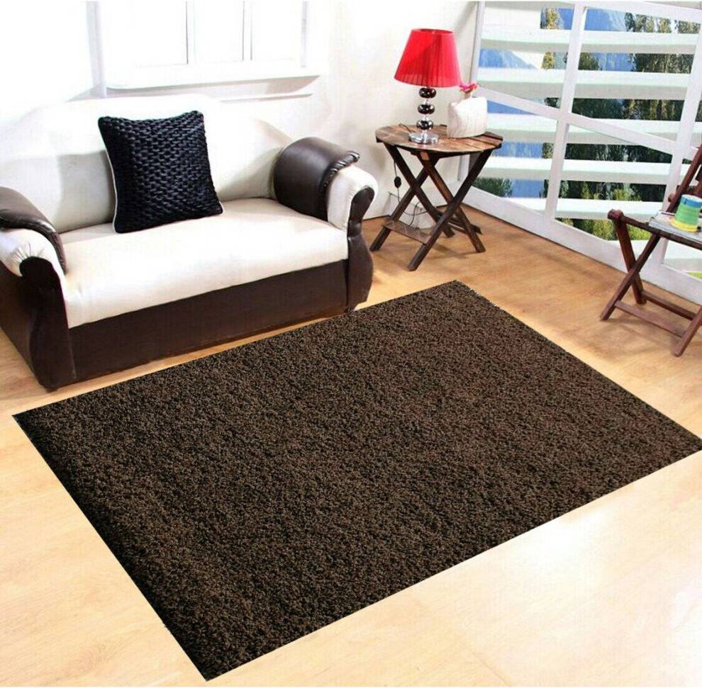 Moonlight Bedding Shaggy Rug NON SLIP RUGS SHAGGY Red