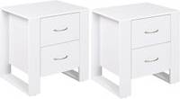 Homcom with 2 Bedside Table