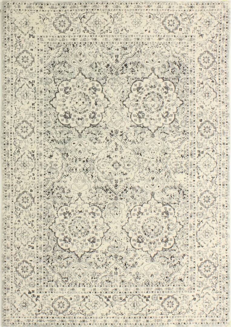 Three Posts Bracken Power Loom Rug Grey cm
