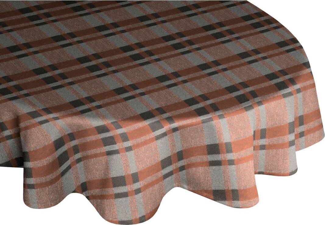 Union Rustic Devore Tablecloth Brown