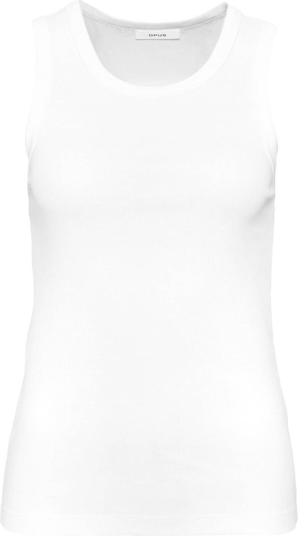 Ilesso Tanktop mit Rundhalsausschnitt - Weiß