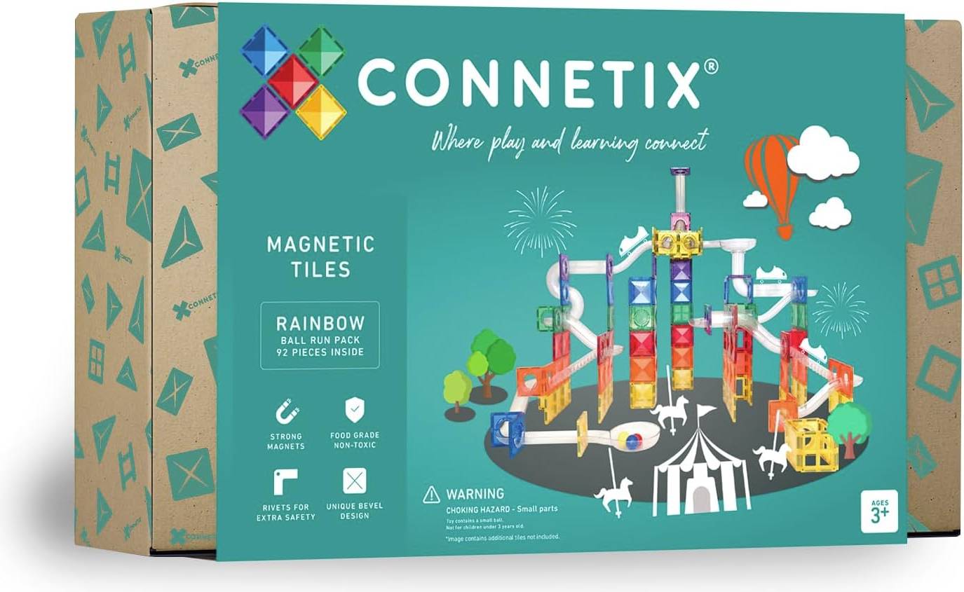 CONNETIX Rainbow Ball Run Pack 92pcs