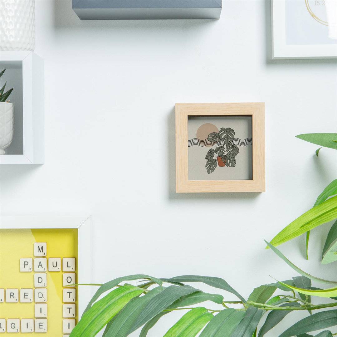 Nicola Spring Box Picture Deep 3D Display 4x4 Photo Frame