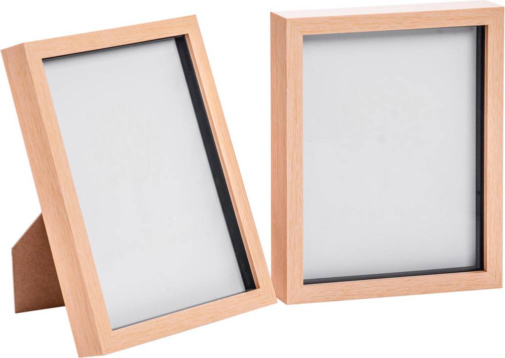 Nicola Spring Box Picture Deep 3D Display 8x10 Hanging Light Photo Frame