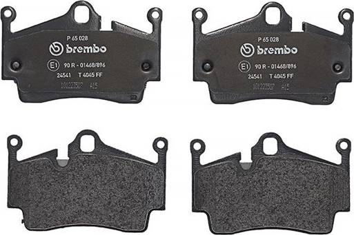 Brembo P 65 028 Rear Brake Pad Set
