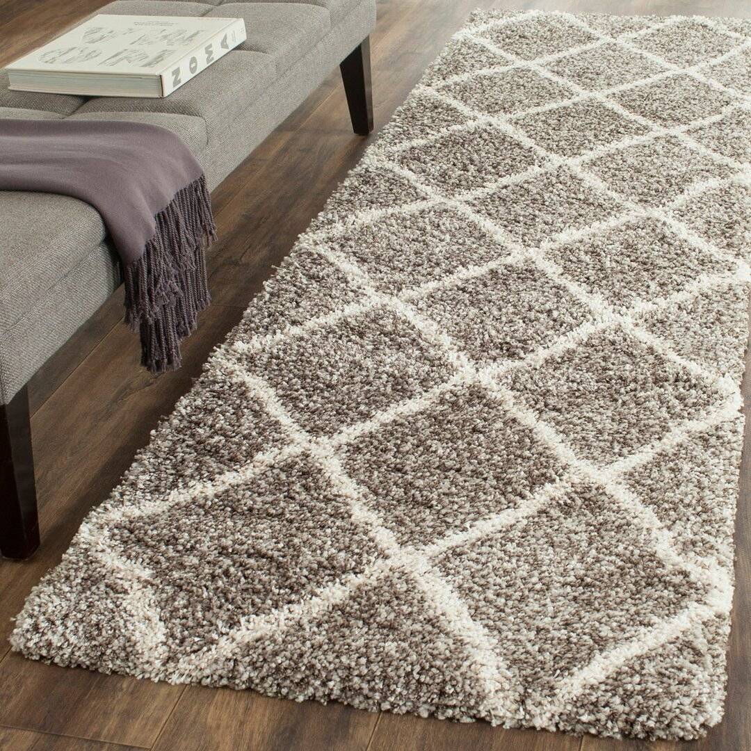 Mercury Row Girault Looped/Hooked Rug Grey