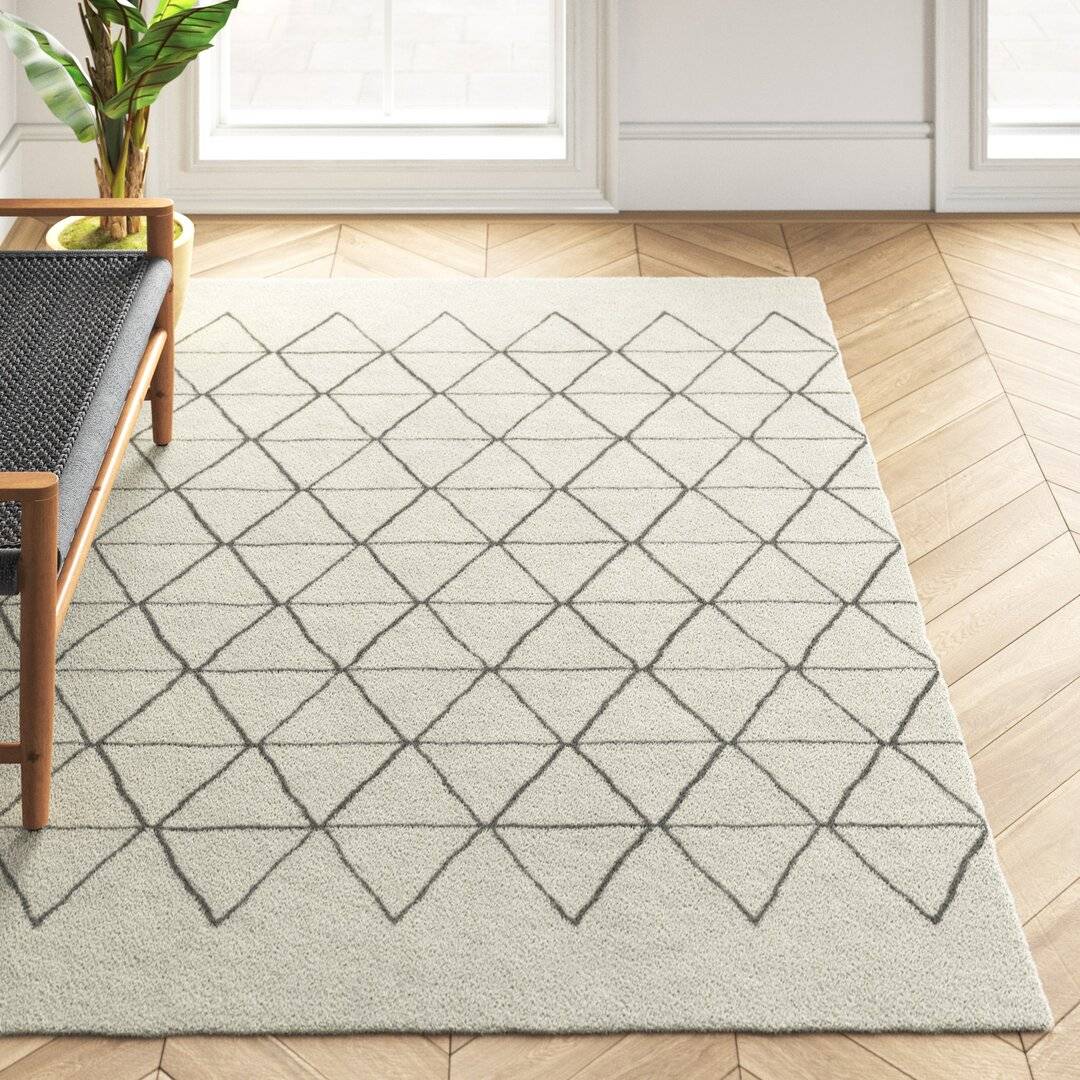 Zipcode Design Cathryn Shaggy Rug Grey