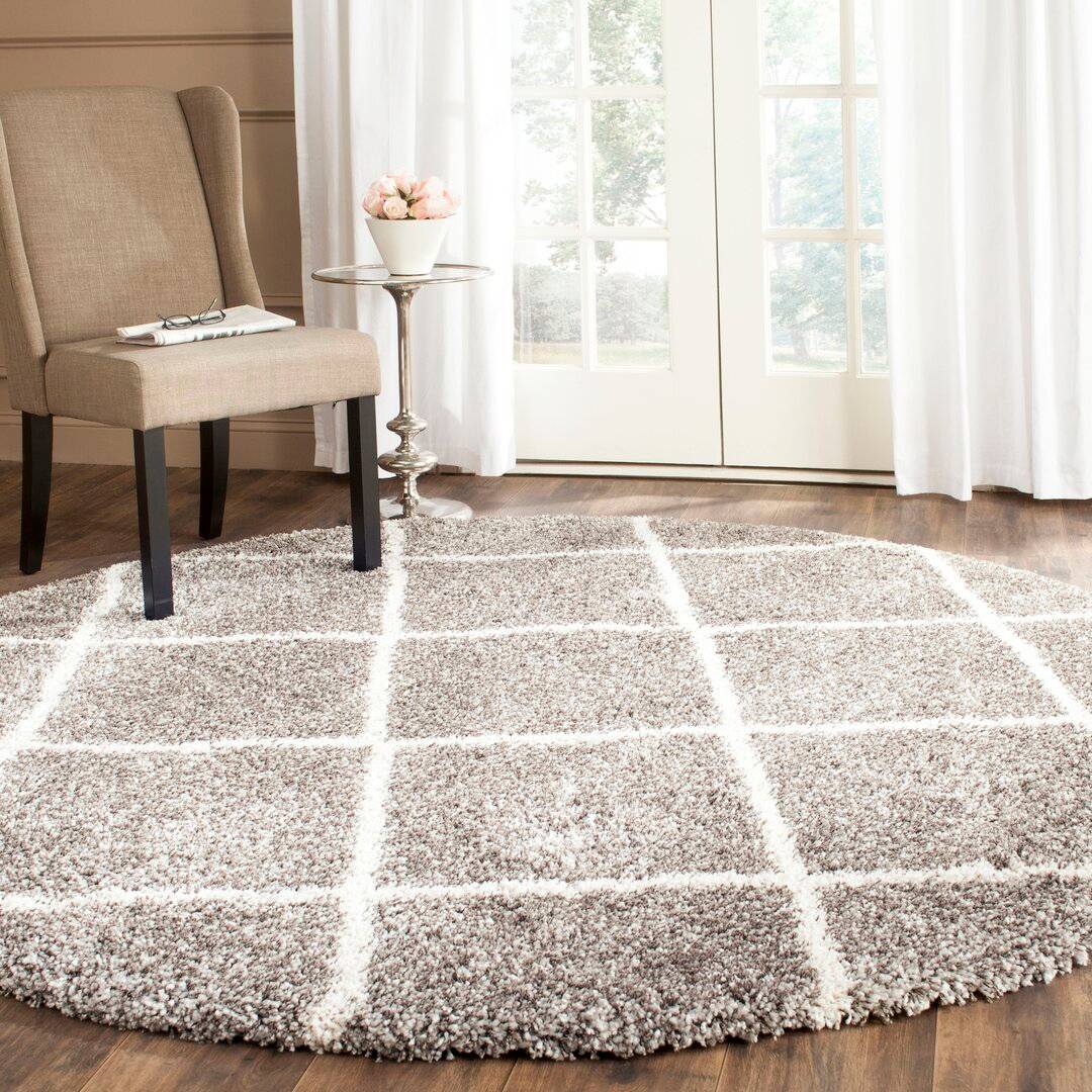 Mercury Row Girault Looped/Hooked Rug Grey