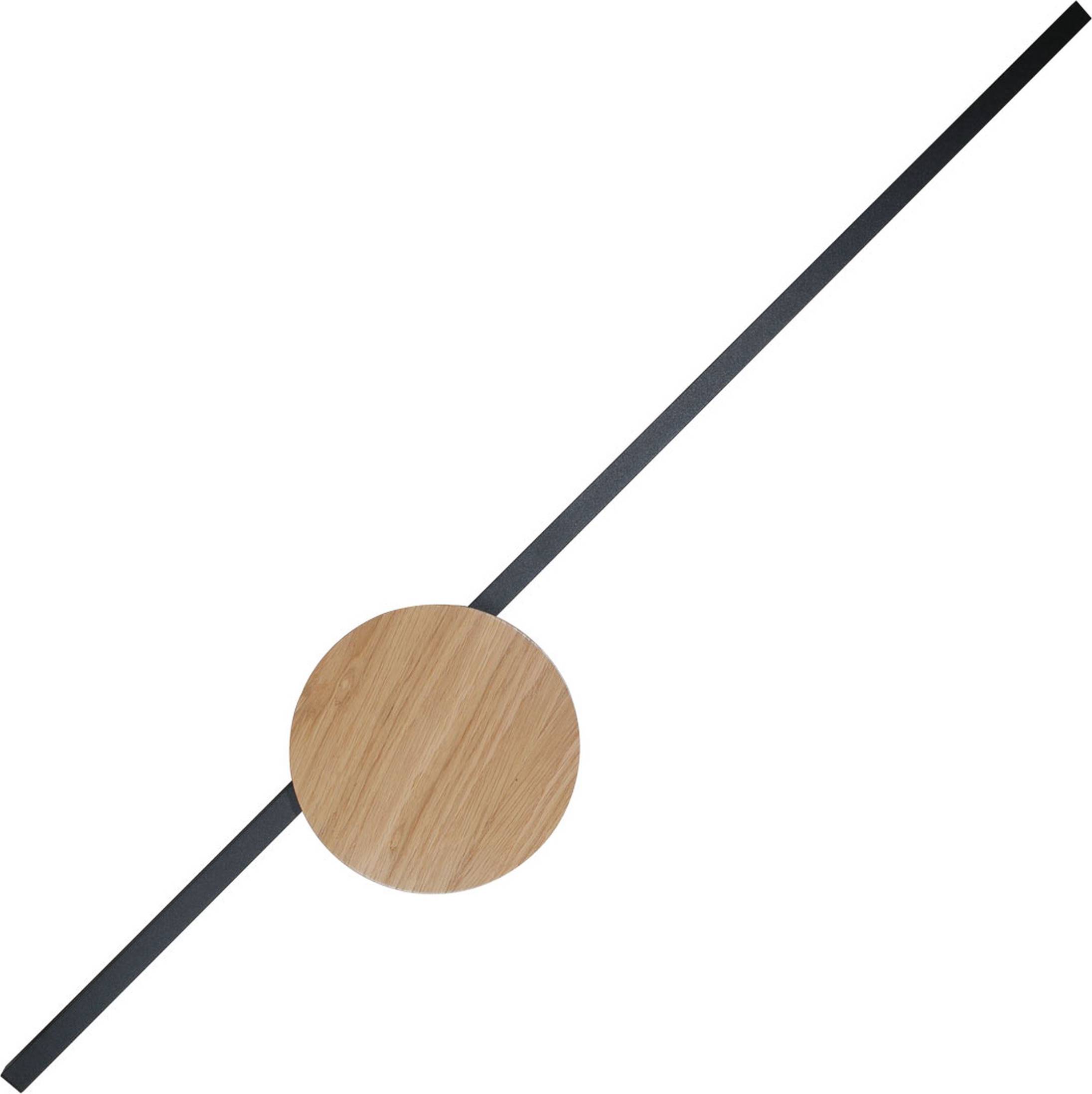 LED Java II 93 cm Noir/Chêne