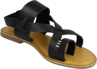 Leather Collection Toe Loop - Black