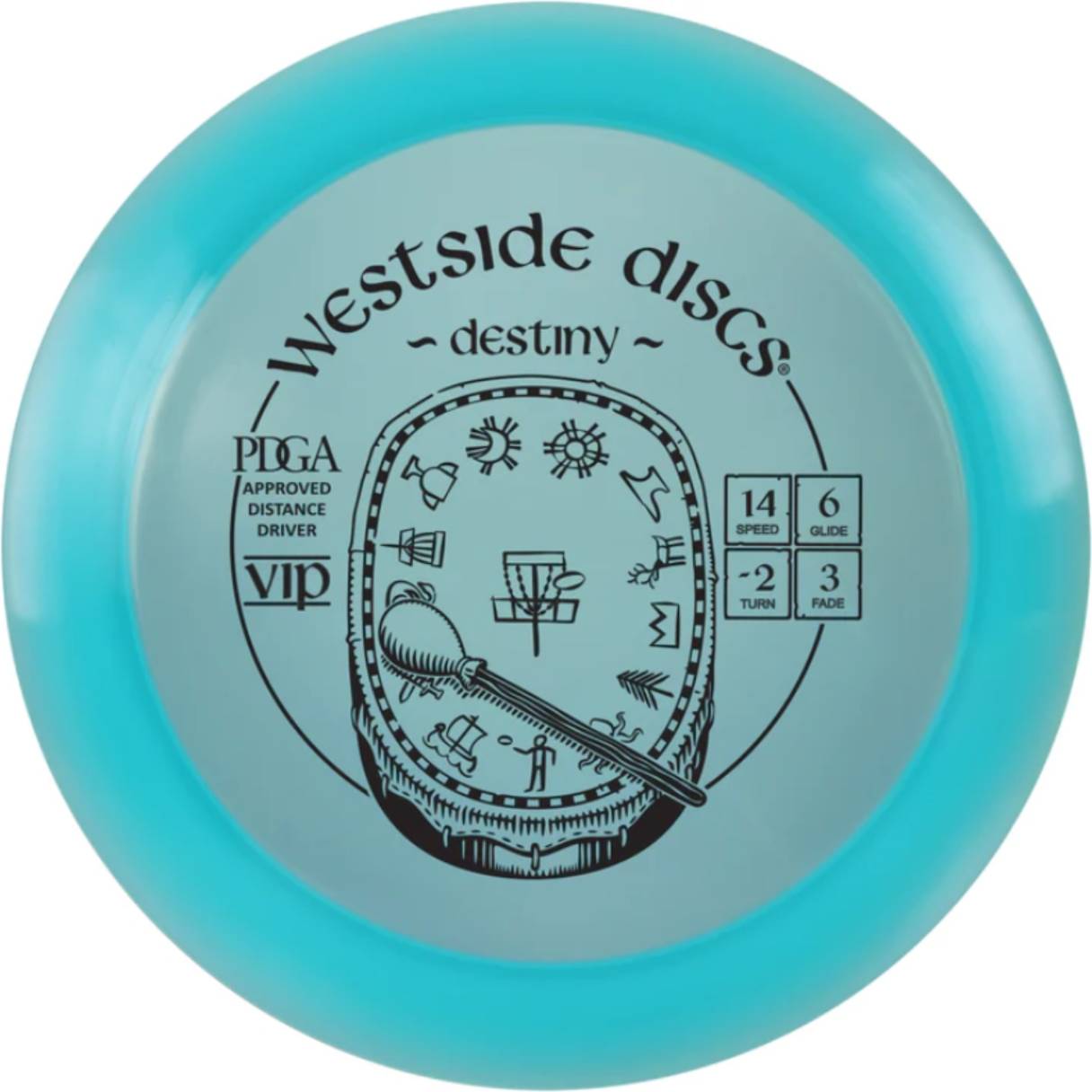 Westside Discs Destiny VIP Driver - Turquoise