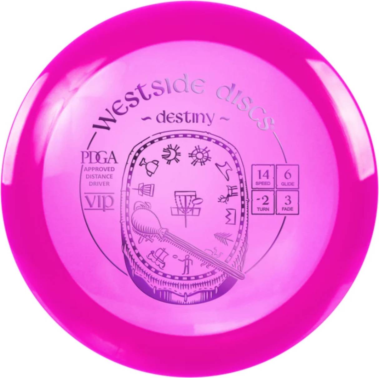 Westside Discs Destiny VIP Distance Driver - Pink