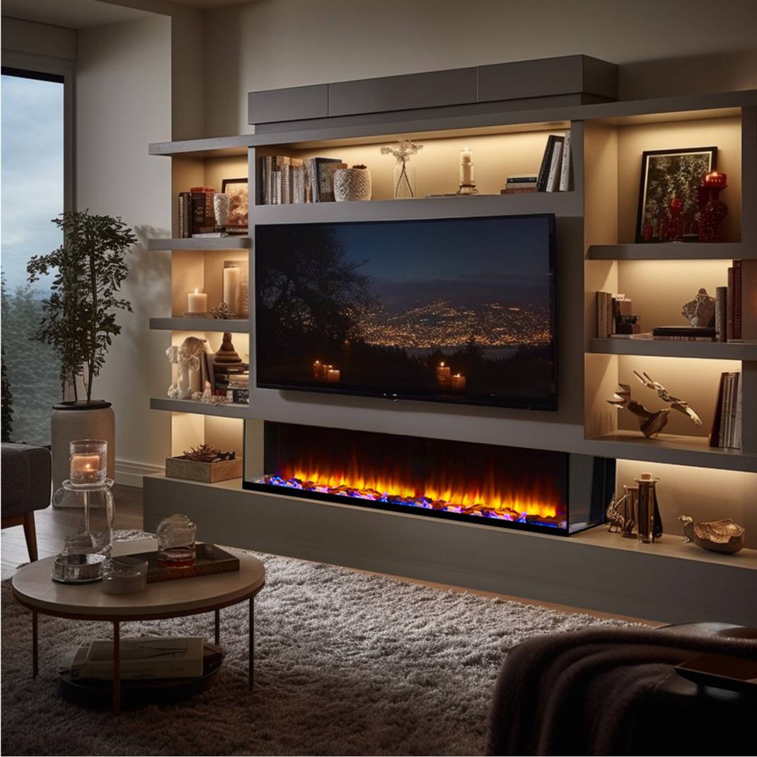 Endeavour Rosedale Media Electric Fire
