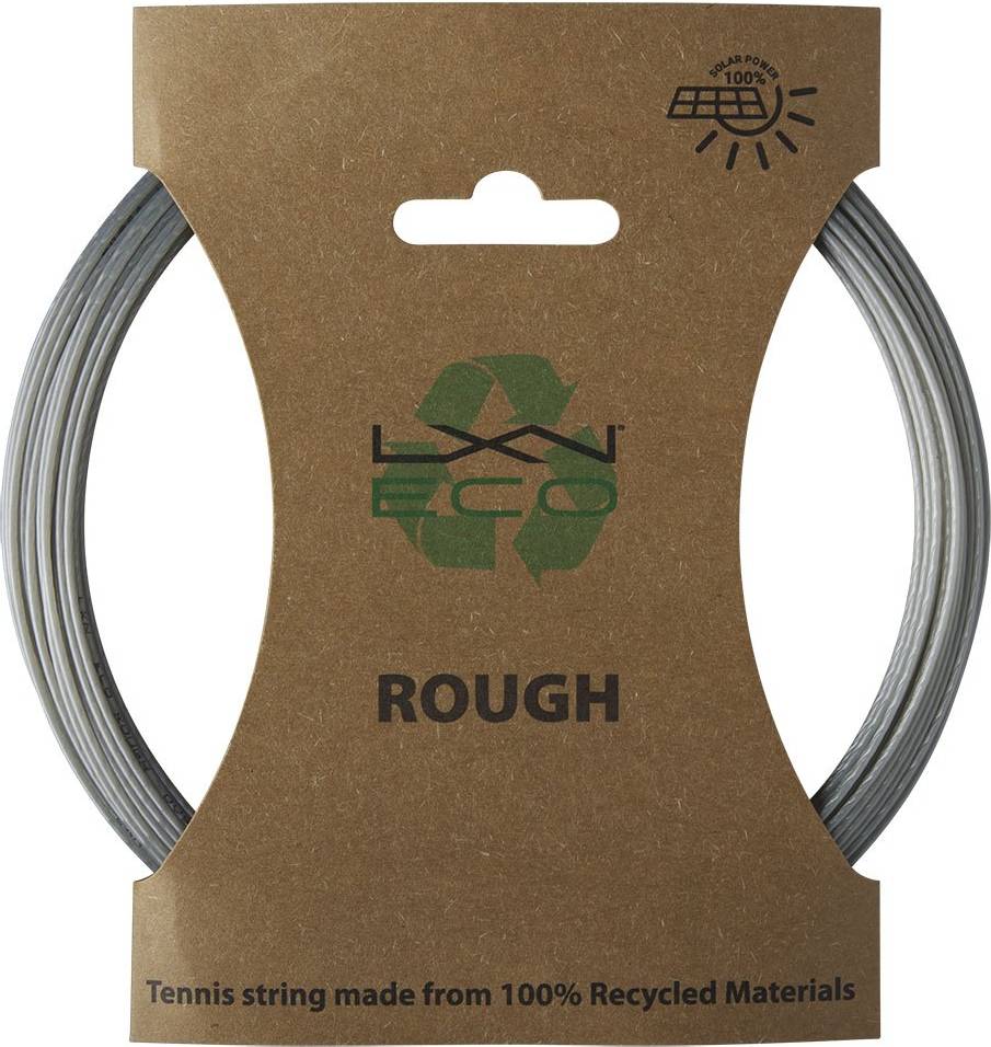 Luxilon Eco Rough Tennis String - Grey/Silver, 12.2m
